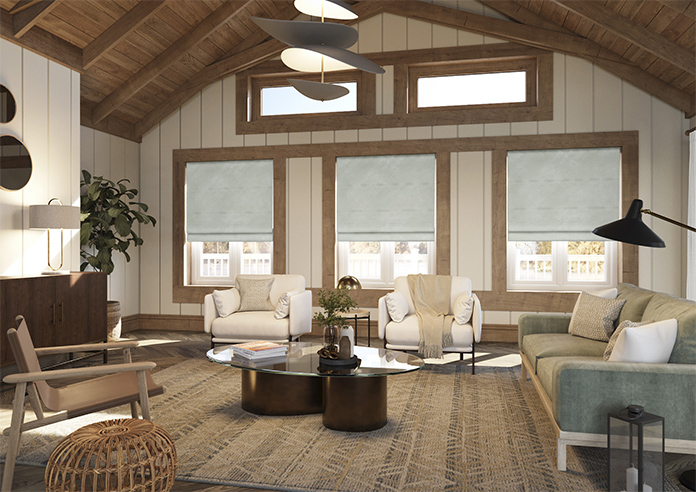 Odessa Velvet, Smoke - Roman Blind - Image 6